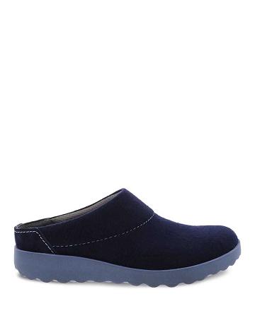 Sabots Dansko Lucie Mule Femme Bleu Marine | FR 276TCE